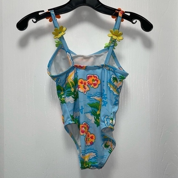 Circo Swimsuit One Piece Hawaiian Graphic Floral Print - Picture 3 of 3